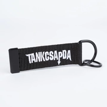 Tankcsapda kulcstartó - fekete/fehér
