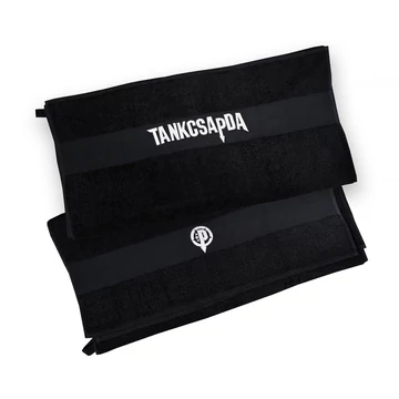 Tankcsapda törölköző - 100% pamut - 450 g - fekete - 70 x 140 cm