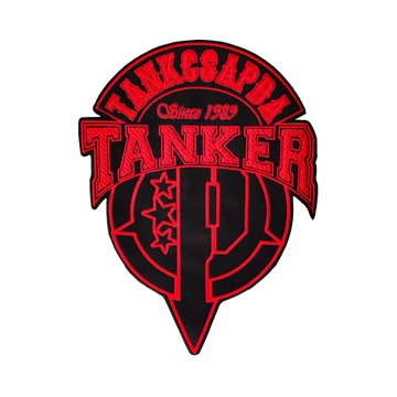 TANKER nagy felvarró - piros