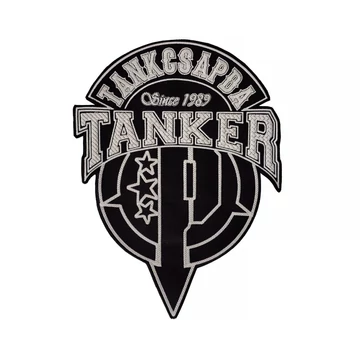 TANKER nagy felvarró - fehér