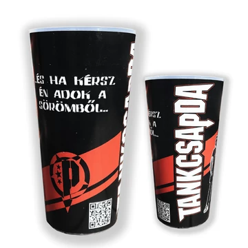 REPohár - 0,5 L - fekete