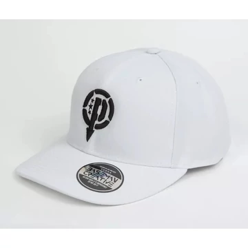 Baseball sapka - fehér alapon fekete logó - felnőtt