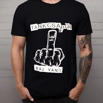 BAJ VAN!! póló - férfi