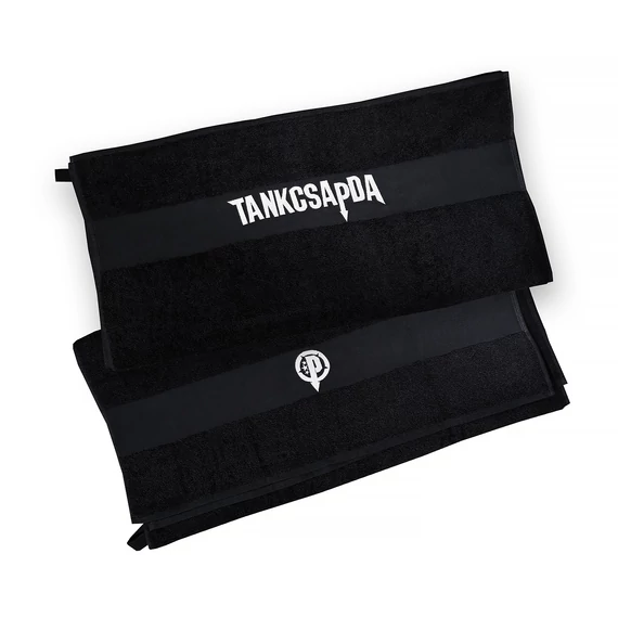Tankcsapda törölköző - 100% pamut - 450 g - fekete - 70 x 140 cm