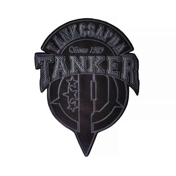TANKER nagy felvarró - szürke