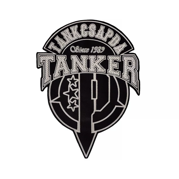 TANKER nagy felvarró - fehér