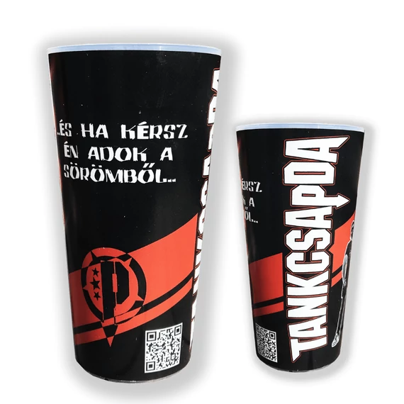 REPohár - 0,5 L - fekete