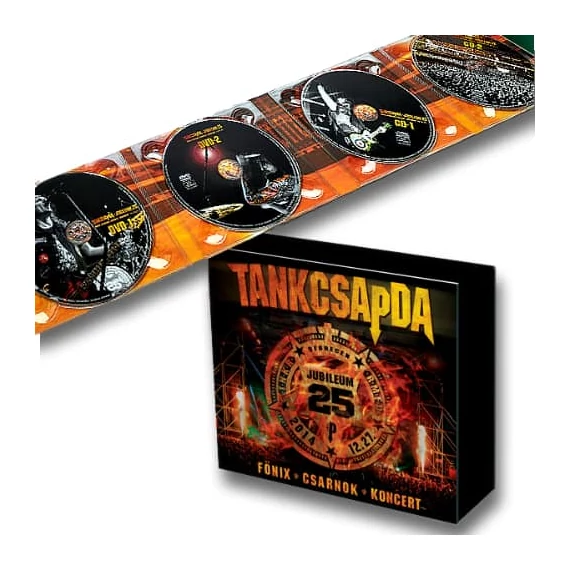 Tankcsapda - Jubileum 25 - 2DVD+2CD