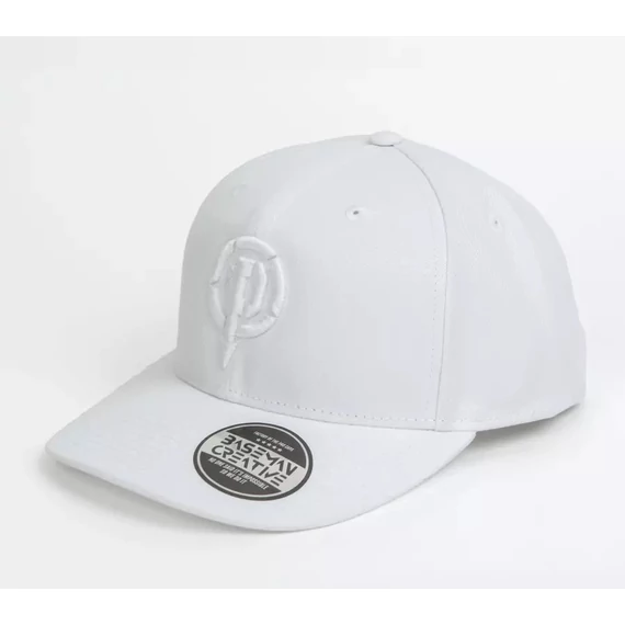 Baseball sapka - fehér alapon fehér logó - felnőtt