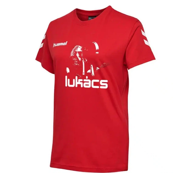 Lukács X Hummel póló - piros - női