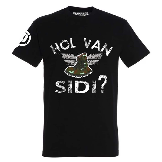 Hol van sidi? póló - férfi