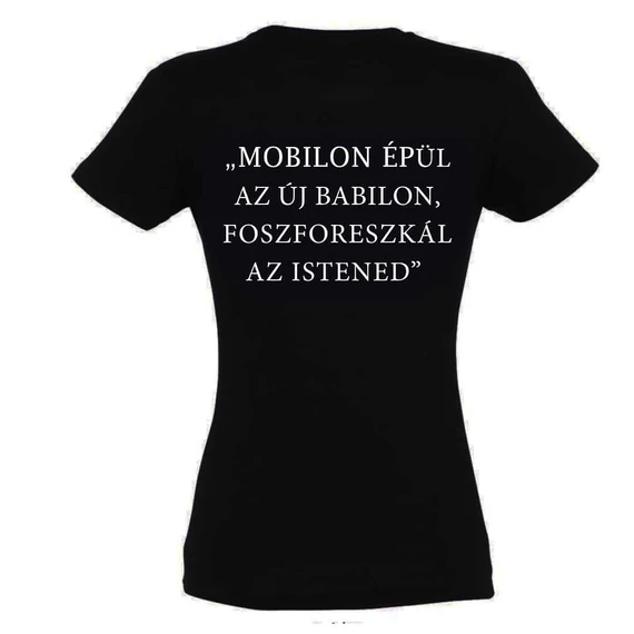 Plasztik József póló - női