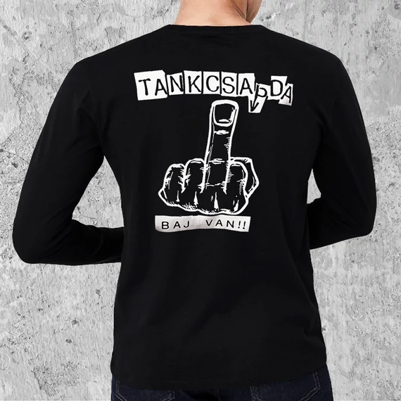 Tankcsapda férfi póló - hosszú ujjú - 
