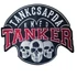 TANKER felvarró - piros - 30,5 x 36 cm