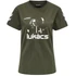 Lukács X Hummel póló - zöld/khaki - uniszex