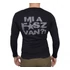 MI A F*SZ VAN?! hosszú ujjú - fekete - férfi
