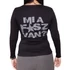 MI A F*SZ VAN?! hosszú ujjú - fekete - női
